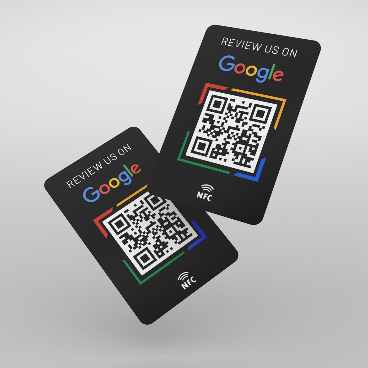 Google Reviews Card Black