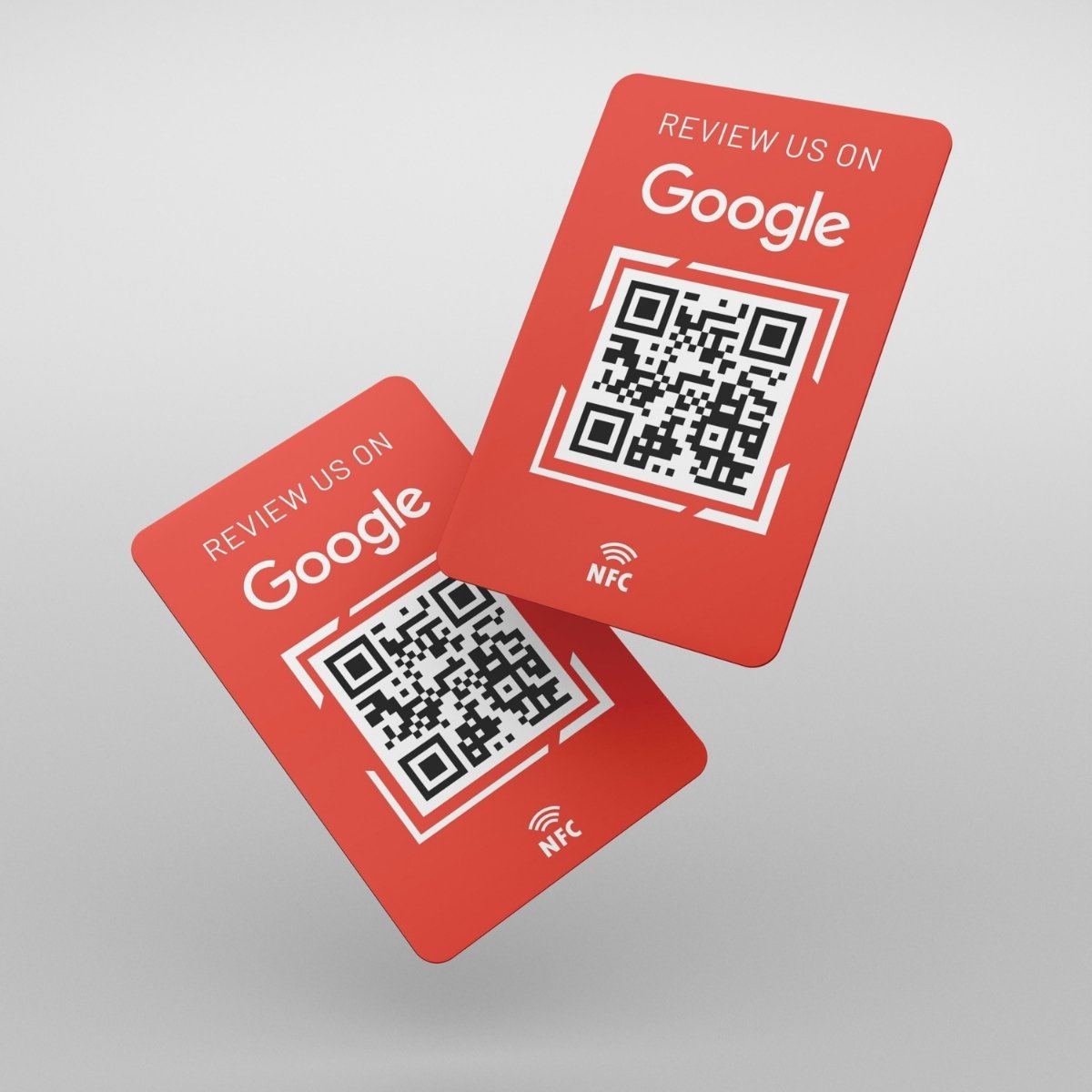 Google Reviews Card Red