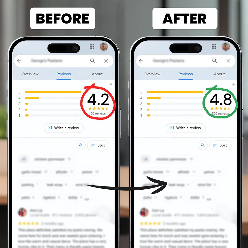 Google Reviews Stand Durable Black PVC NFC Display for Businesses image 5