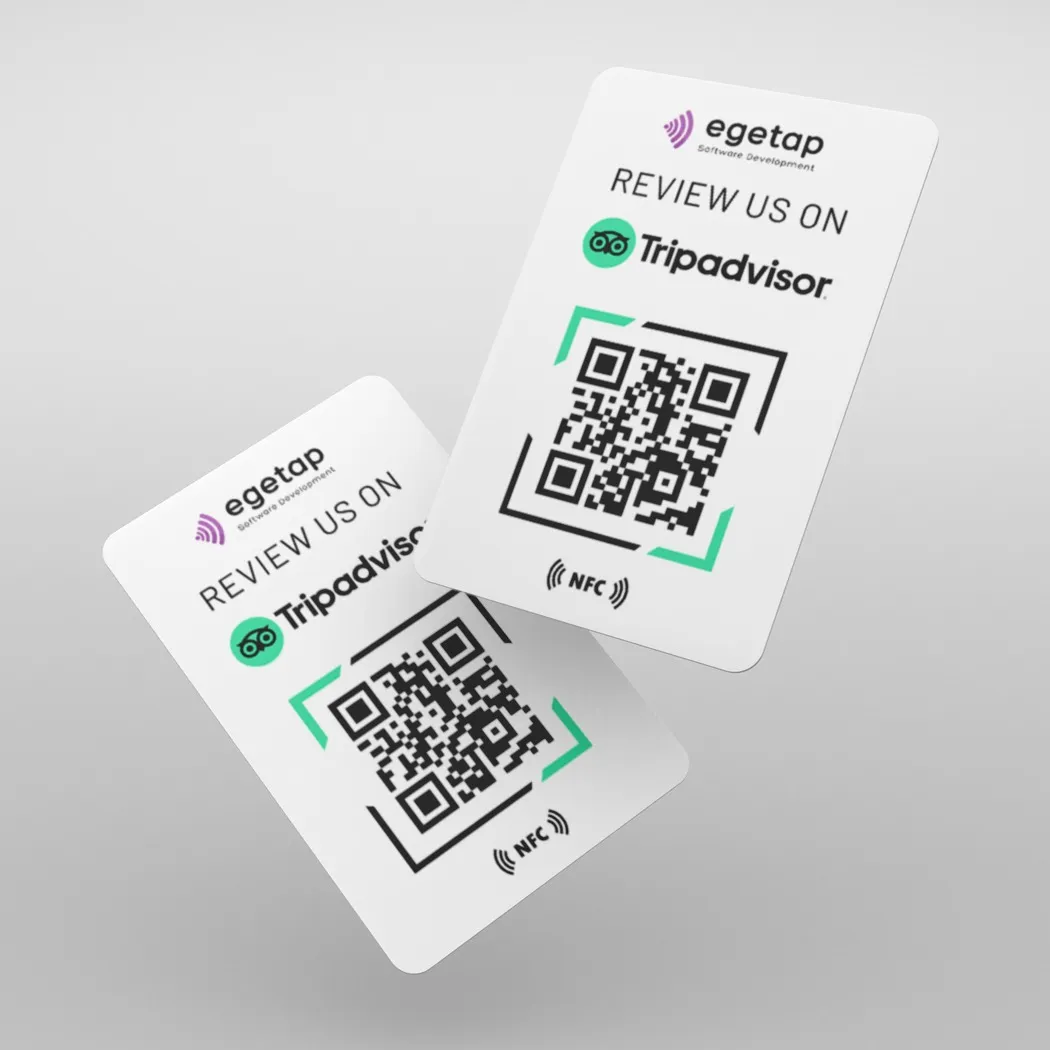 Tripadvisor Review Card NFC QR Business Feedback Tool