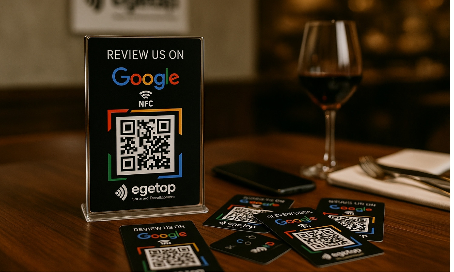 Egetap Google Reviews Card